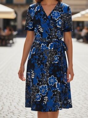 NWT On The Go by Tail Activewear Floral Wrap Dress - Size XL